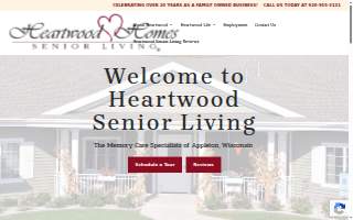 Heartwood Senior Living website