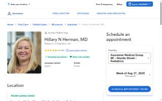 Hillary N. Herman, MD website