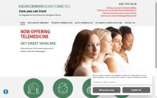Kagen Dermatology Clinic SC website