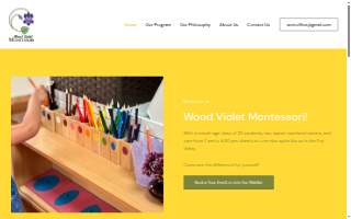 Wood Violet Montessori website