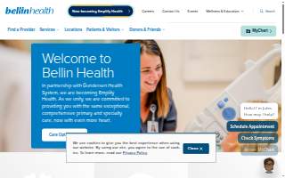 Bellin Health Urgent Care of Green Bay website