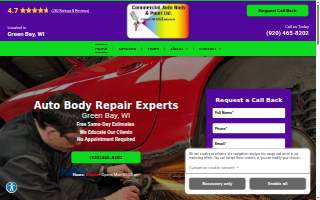 Commercial Auto Body & Paint Ltd. website
