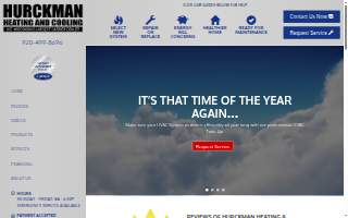 Hurckman Heating & Cooling website