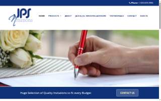 JPS Nvitations website