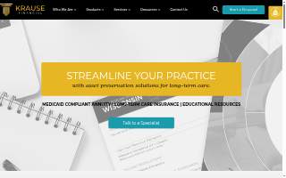 Krause Financial of Ashwaubenon website