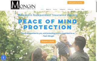 Mongin Insurance Agency website