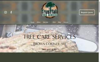 Trustfall Tree Service website