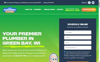 Vern Kummers Plumbing, Inc. of Ashwaubenon website