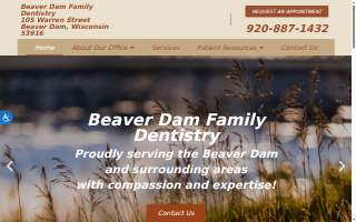 Beaver Dam Family Dentistry website