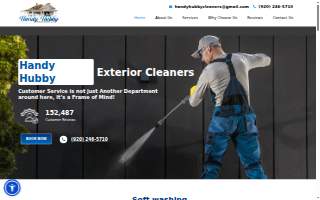 Handy Hubby Exterior Cleaners of Beaver Dam website