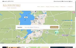 Klodowski Real Estate website