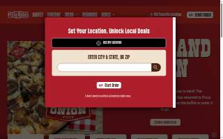 Pizza Ranch of Wahpeton website