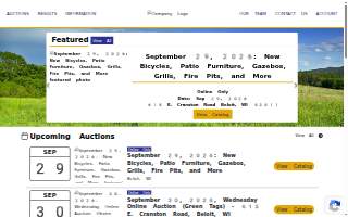 Beloit Auction & Realty, Inc. website