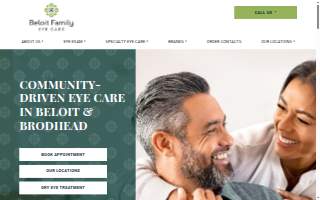 Beloit Family Eye Care website