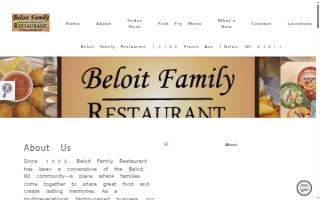Beloit Family Restaurant website