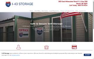 Beloit Self Storage website