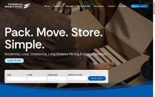 Christofferson Moving & Storage of Beloit website
