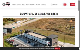 Club Car Wash of Beloit website