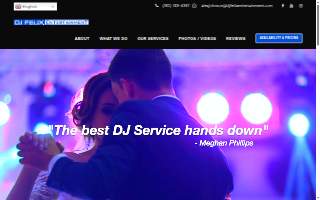 DJ Felix Entertainment website