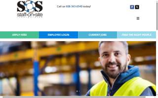 Staff On Site website