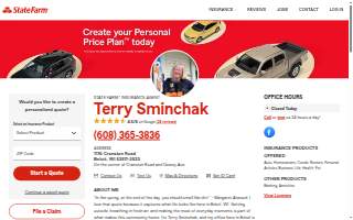 Terry Sminchak - State Farm Insurance Agent website