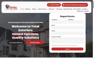 Total Exteriors LLC website