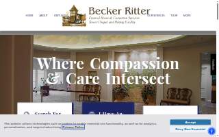 Becker-Ritter Funeral Home website