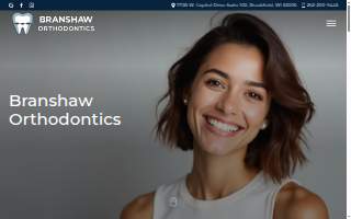 Branshaw Orthodontics website