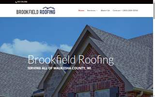Brookfield Roofing website