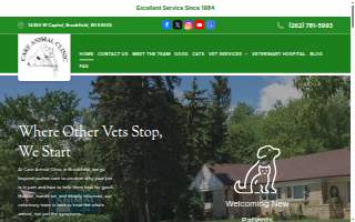 Care Animal Clinic website