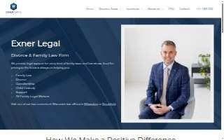Exner Legal website