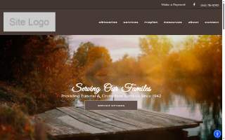 Harder Funeral Home of Brookfield website
