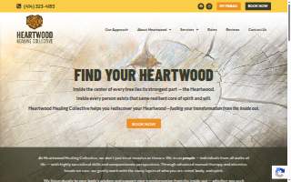 Heartwood Healing Collective website