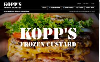Kopp's Frozen Custard website