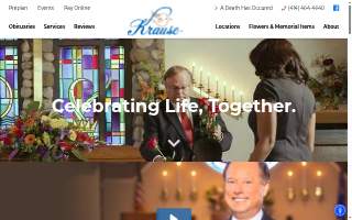 Krause Funeral Home & Cremation of Brookfield website