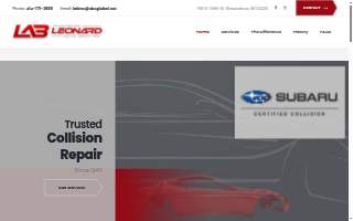 Leonard Auto Body Inc website