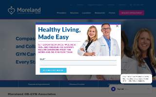 Moreland OB-GYN Associates, S.C. of Brookfield website