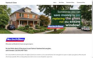 Nextech Glass of Brookfield website