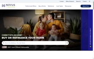 Novus Home Mortgage: National Office of Brookfield website