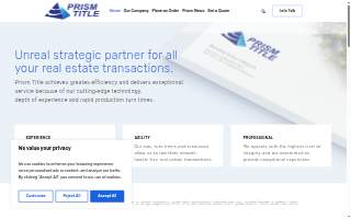 Prism Title Midwest, LLC website