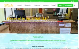 Tanfastic Tanning Salon website