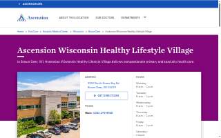 Ascension Wisconsin Healthy Lifestyle Village website