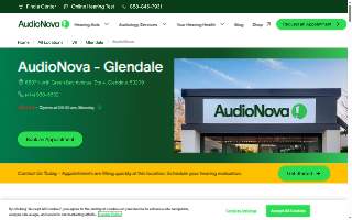 AudioNova of Brown Deer website