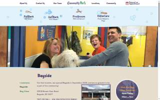 Community Bark Dog Wash & Groom - Bayside website