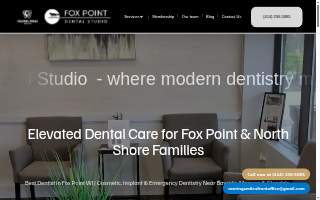 Fox Point Dental Studio website