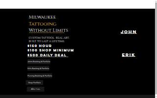 West Allis Tattoo website
