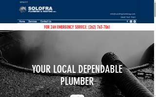 Solofra Plumbing & Heating website