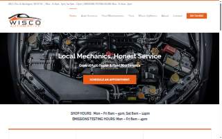 Wisco Automotive website