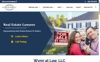 Wynn at Law LLC of Burlington website