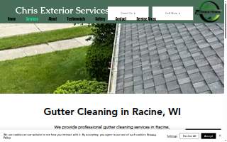 Chris Exterior Services of Caledonia website